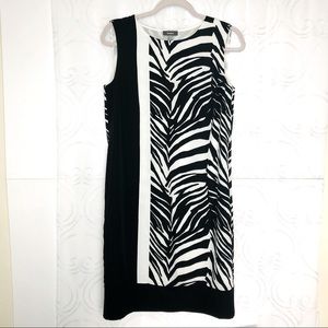 NEIMAN MARCUS ZEBRA PRINT] SHEATH DRESS